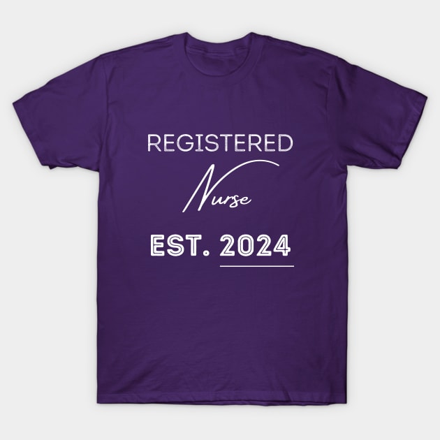 Registered Nurse est 2024 T-Shirt by Innovative GFX